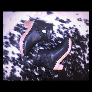 Bungalow Free People Leather Clog Booties